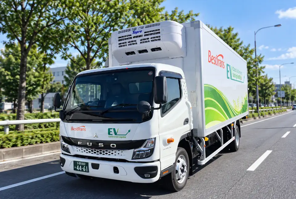 EVトラック（電気トラック）を導入しました。